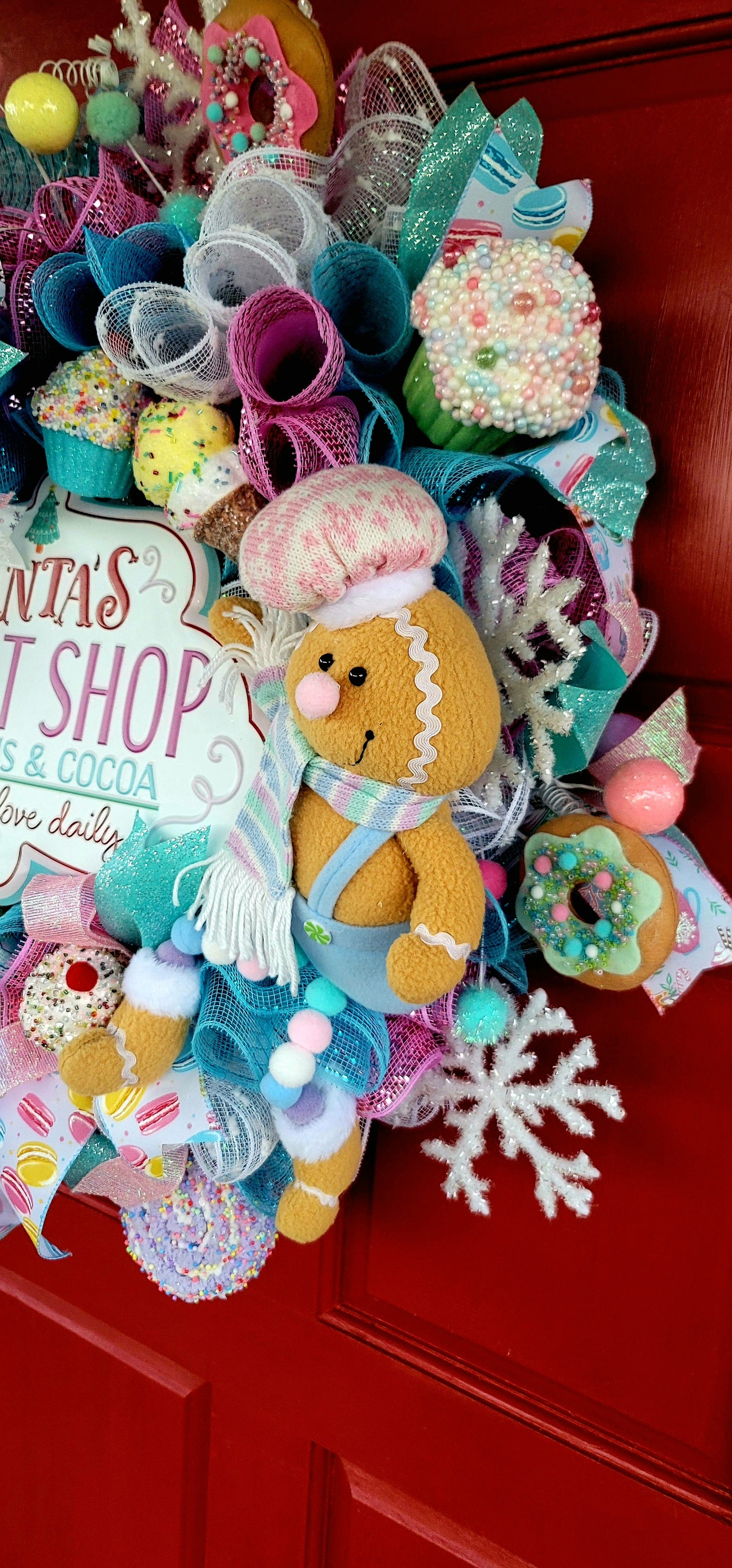 Santa’s Sweet Shop Christmas Wreath