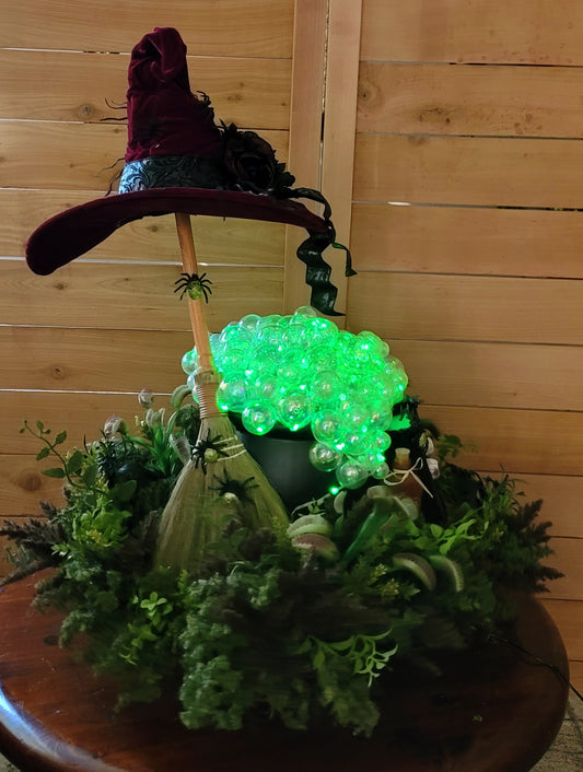 Handmade Witches Brew Halloween Centerpiece by Wreaths by Raquel