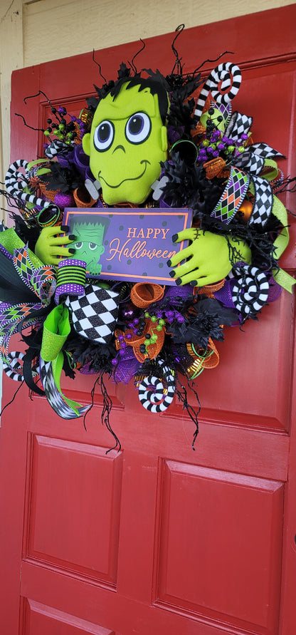 Frankenstein wreath