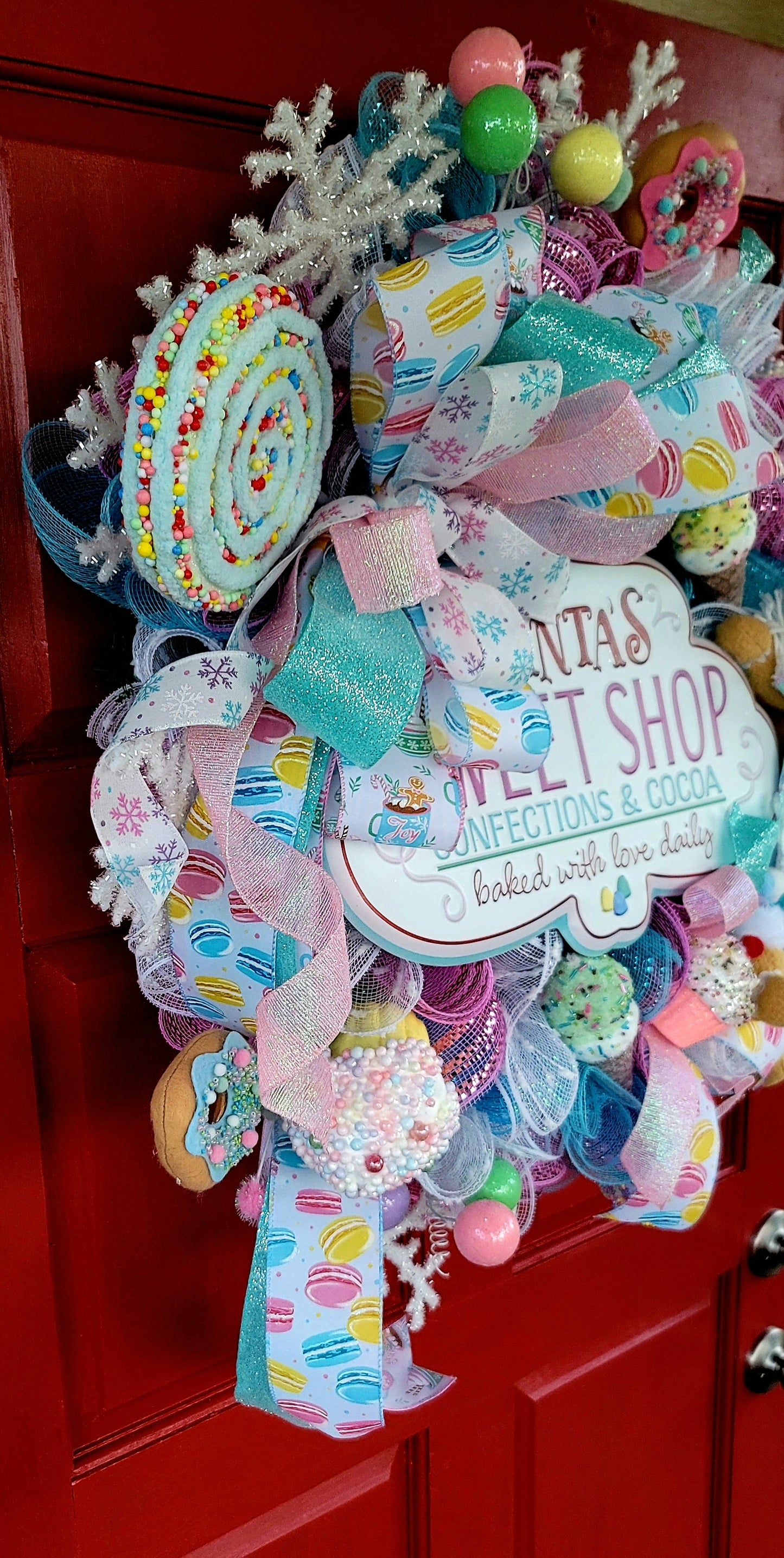 Santa’s Sweet Shop Christmas Wreath