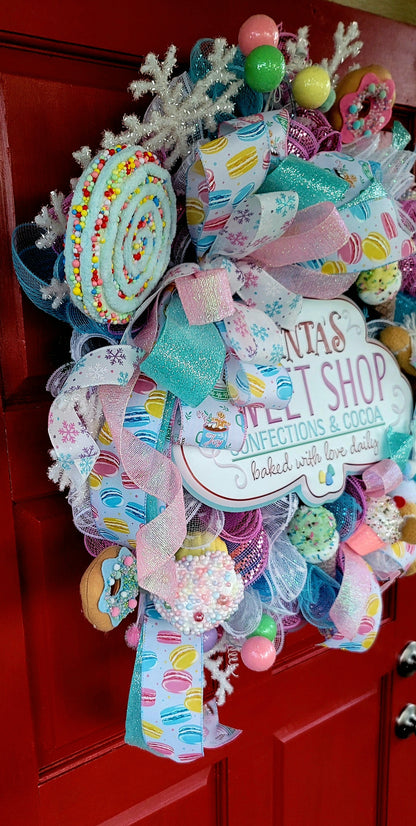 Santa’s Sweet Shop Christmas Wreath