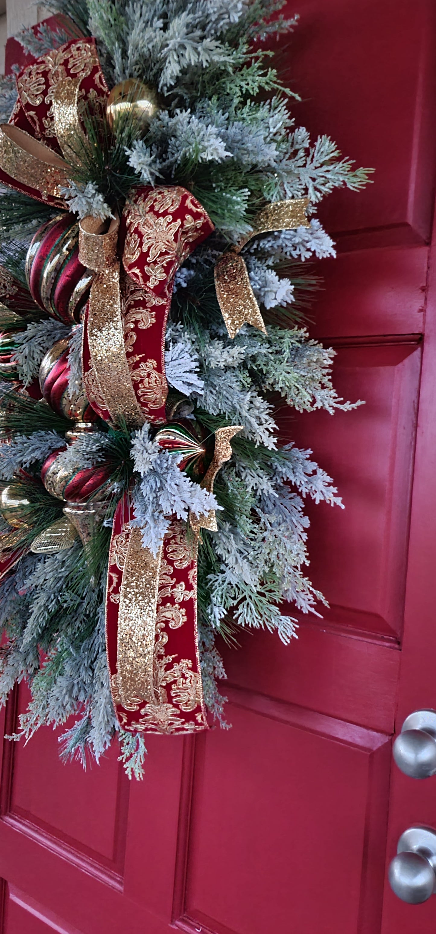 Christmas light-up swag