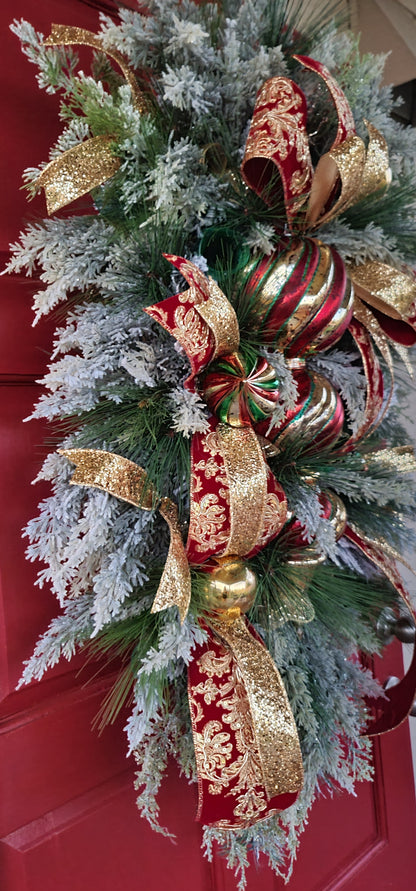 Christmas light-up swag