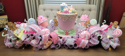 Handmade Sweet Candy Land Table Centerpiece by Wreaths by Raquel