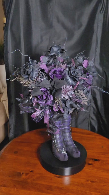 Witchy Boot Centerpiece