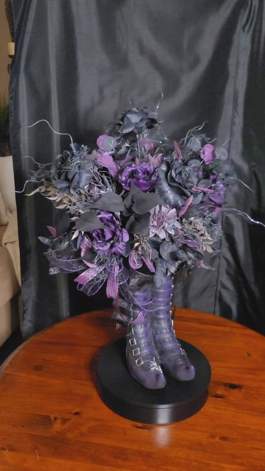 Witchy Boot Centerpiece