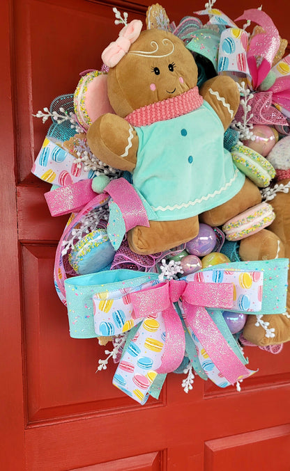 Gingerbread Cuties Candyland Couple Wreaths